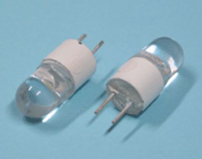LED-lamppu G-4 12Vdc 0,3W lämmin valkoinen