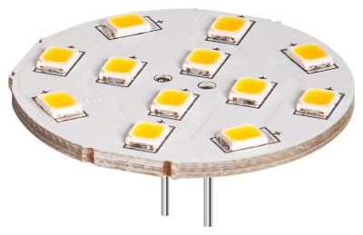 LED-lamppu G-4 12V 2W 230lm lämmin valkoinen