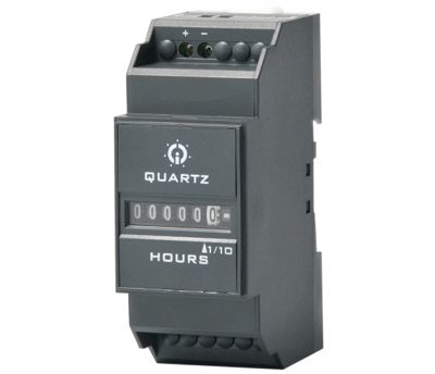 Sähkömekaaninen käyttötuntimittari DIN-kiskoon 10-80Vdc