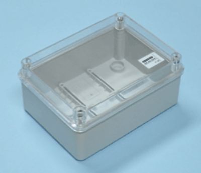 Asennuskotelo IP56 150x110x70mm harmaa/kirkas