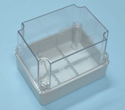 Asennuskotelo IP56 190x140x140mm harmaa/kirkas