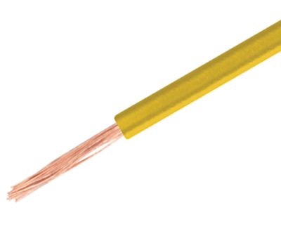 Kytkentäjohto halogeenivapaa (LSZH) 1,0mm² keltainen 100m/rll
