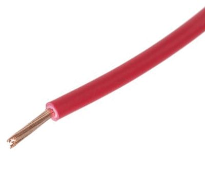 Kytkentäjohto halogeenivapaa (LSZH) 0,75mm² punainen 100m/rll