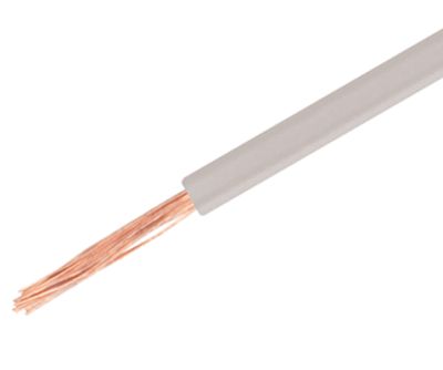Kytkentäjohto halogeenivapaa (LSZH) 0,5mm² valkoinen 100m/rll