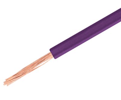 Kytkentäjohto halogeenivapaa (LSZH) 1,0mm² violetti 100m/rll