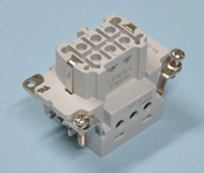 HBE-liitinosa 6-nap. naaras 16A 400Vac