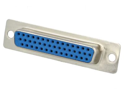 HD-D-liitin juotettava 44-nap. naaras