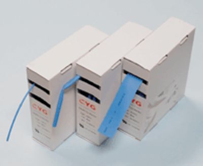 Kutistemuovi 2:1 9,5mm sininen 15m *