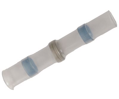 Jatkoliitin juotostinalla/kutistemuovilla sininen 1,5-2,5mm²
