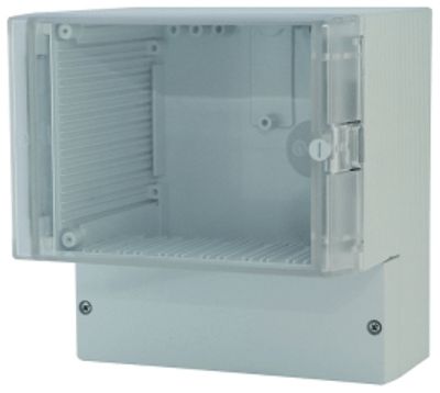 Seinäasennuskotelo 212,3x198x165,7mm harmaa/kirkas