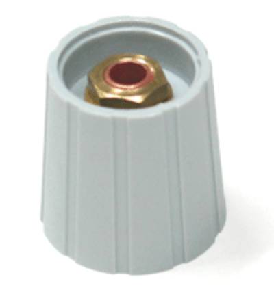 Laitenuppi, nylon 6mm/21mm harmaa