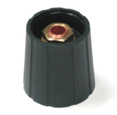 Laitenuppi, nylon 6,35mm/21mm musta