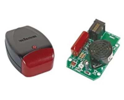 Rakennussarja puheluilmaisin summerilla ja LED-merkkivalolla *