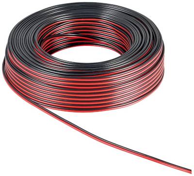 Kaiutinkaapeli 2x0,75mm² punainen/musta CCA 10m/rulla Kaiutinkaapeli 2x0,75mm² punainen/musta CCA 10m/rulla