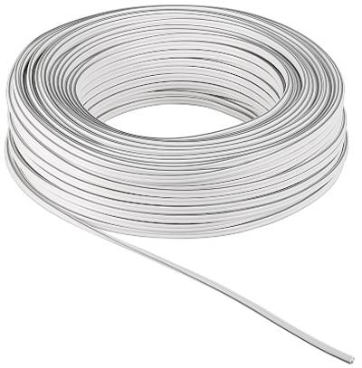 Kaiutinkaapeli 2x0,75mm² valkoinen CCA 10m/rulla Kaiutinkaapeli 2x0,75mm² valkoinen CCA 10m/rulla