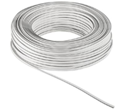 Kaiutinkaapeli 2x2,5mm² valkoinen CU 10m/rll