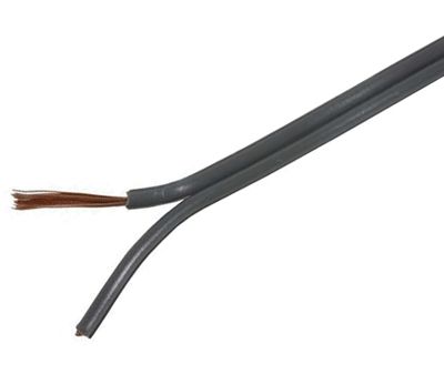 Kaiutinkaapeli 2x0,75mm² tummanharmaa CU