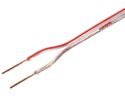 Kaiutinkaapeli 2x1,0mm² kirkas CCA