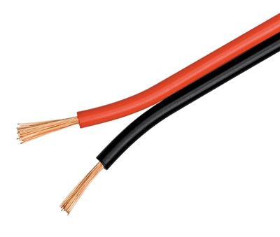 Kaiutinkaapeli 2x6,0mm² punainen/musta CU