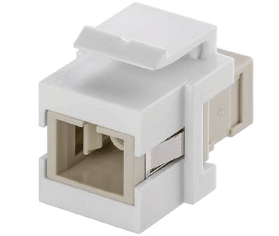 SC/SC-liitinmoduli Keystone-liitinpaikkaan SC-kuituliitin (Simplex)