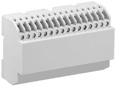 Kytkentäkotelo DIN-kiskoon 140x90x60mm harmaa *