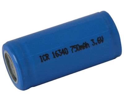 Li-Ion-akku 3,7V 750mAh 2/3A (16340)