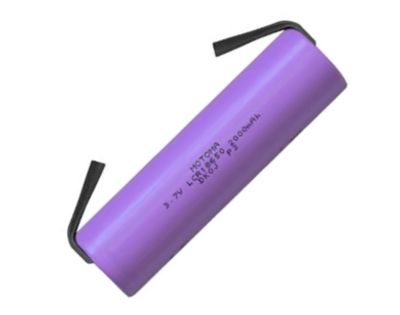 Li-Ion-akku juotoskorvakkeilla 3,7V 2000mAh
