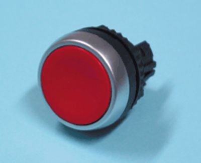 Painikemekanismi, palautuva, punainen