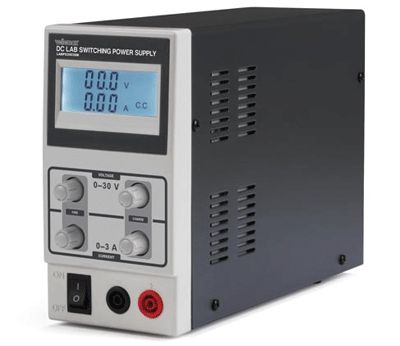 Säädettävä laboratorioteholähde 0-30V 0-3A (hakkuri)