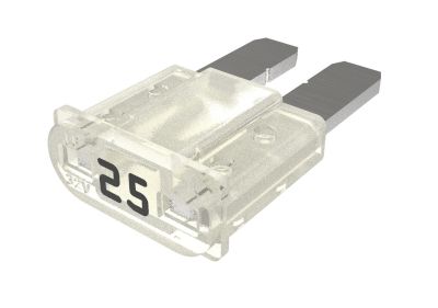 Micro-laattasulake (MICRO2) 25A 32Vdc punainen