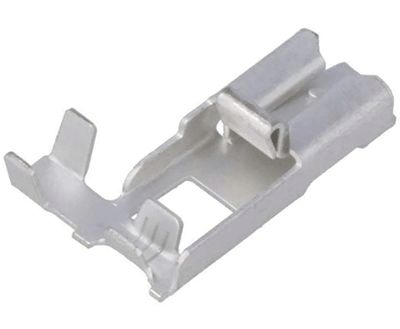 Laattaliitin eristämätön jousella naaras/kulma 6,3x0,8mm 1,0-2,5 mm²