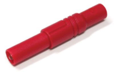 Turvabanaanipistoke 4mm, punainen