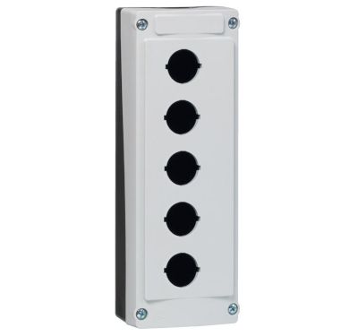 Muovikotelo 5 ohjauspainikkeelle IP66 harmaa