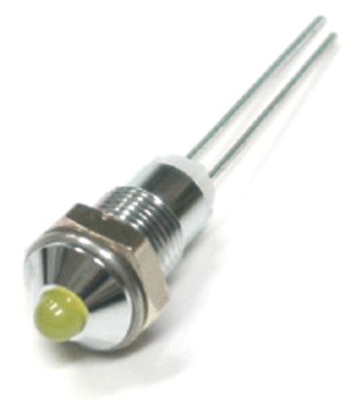 Led-kaluste 6mm kromi/keltainen Led-kaluste 6mm kromi/keltainen