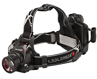 Ladattava LedLenser-otsalamppu 60lm/450lm/1000lm