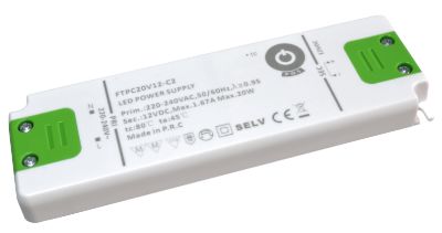 Hakkuriteholähde LED-valaisimille 12Vdc 20W