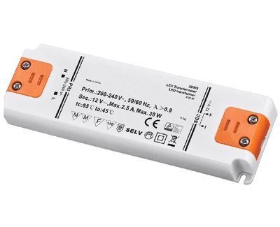 Hakkuriteholähde LED-valaisimille 12Vdc 30W