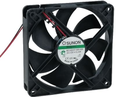 DC-laitetuuletin 120x120x25mm 12Vdc (MEC0251V3-000U-A99)