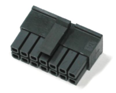 Liitinrunko Micro-Fit naaraskoskettimille 14-nap.