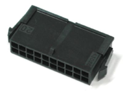 Liitinrunko Micro-Fit uroskoskettimille 20-nap.