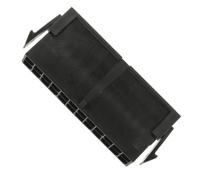 Liitinrunko Micro-Fit uroskoskettimille 24-nap.