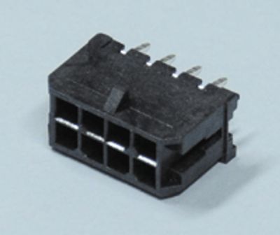 Runkoliitin piirilevylle Micro-Fit uros suora 8-nap.