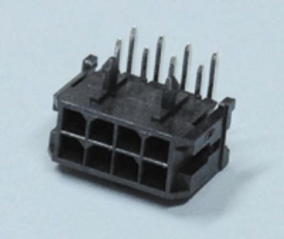 Runkoliitin piirilevylle Micro-Fit uros kulma 8-nap.