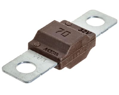 MidiVAL-ajoneuvosulake 70A 32Vdc ruskea