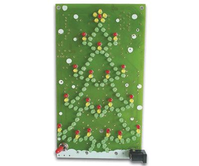 Vilkkuva joulukuusi LED-valoefekti (rakennussarja)