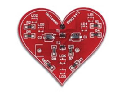 Vilkkuva sydän pintaliitosledeillä