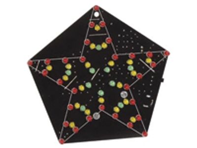 Tähti-äänitasomittari LEDeillä