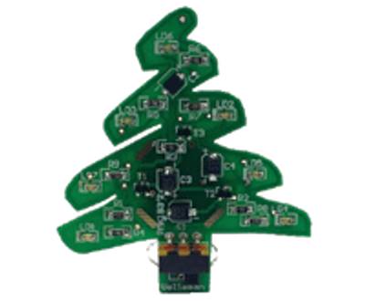 Vilkkuva joulukuusi USB-liitännällä