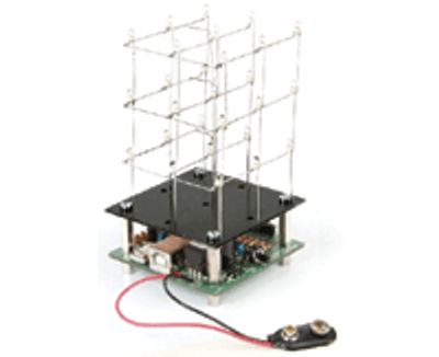 Rakennussarja 3-ulotteinen ohjelmoitava LED-kuutio