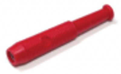 Banaanijatkopistoke 2mm, punainen